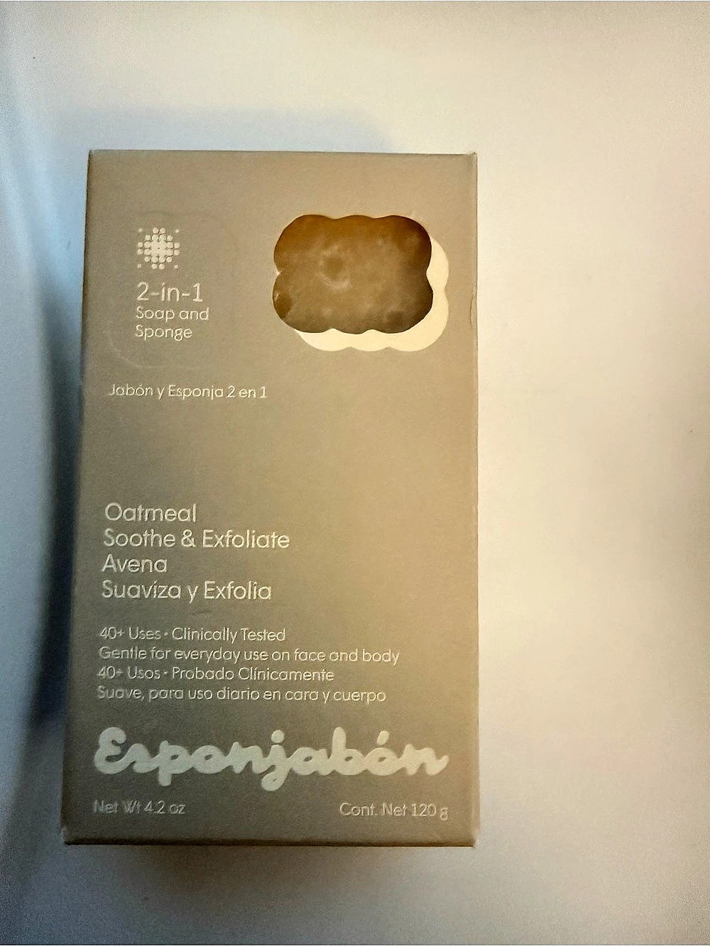 Esponjabon 2-in-1 Oatmeal Soak and Scrub Oatmeal Soak & Scrub NWT